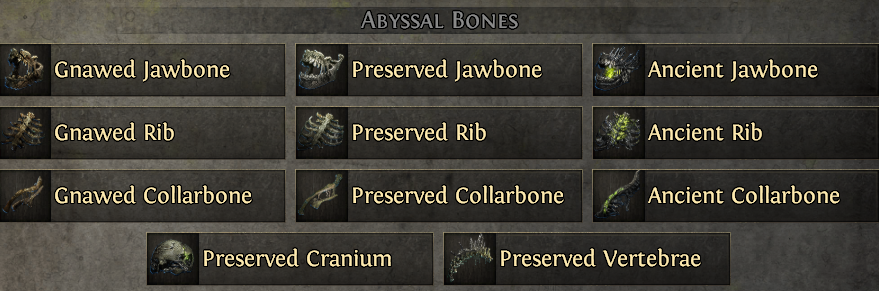 abyssal bones
